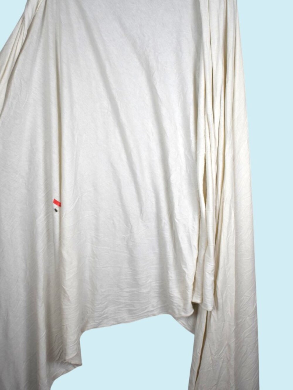 Frank & Eileen Aude Travel Scarf Vintage White Luxe Jersey Oversized Ultra Soft - Picture 6 of 10